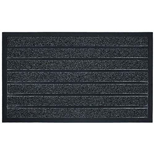 Tapis Déco Deco Marco Entrance Mat Rectangular PVC Scraper Marco 75 x 45 cm gray