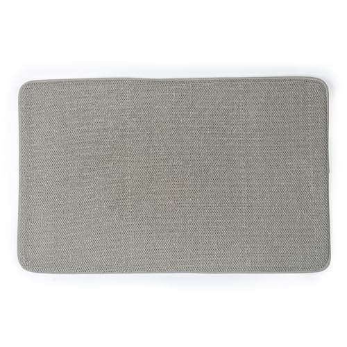 Beldray Anti-Mould Chenille Bath Mat – Memory Foam Non-Slip Shower Mat for Bathroom, Extra Soft, Absorbent Bath Mat, 3-Layer, Treated with Antibacterial Protection, Machine Washable, 50 x 80 cm, Beige