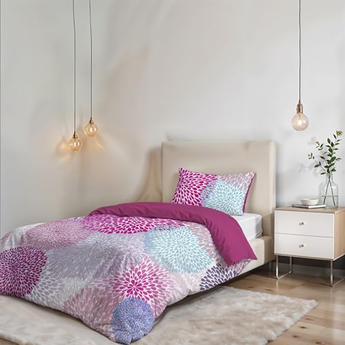 Italian Bed Linen Sogni e Capricci Fantasy Duvet Cover (Made in Italy), soffioni, small double