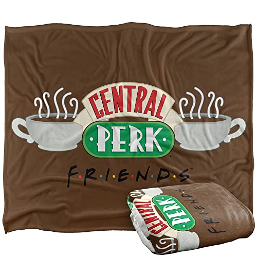 FRIENDS Central Perk Officially Licensed Silky Touch Super Soft Throw Blanket 152 x 127 cm