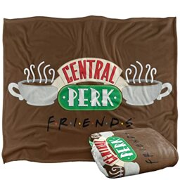 FRIENDS Central Perk Officially Licensed Silky Touch Super Soft Throw Blanket 152 x 127 cm