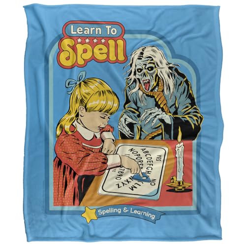 Steven Rhodes Learn To Spell Silky Touch Super Soft Throw Blanket 152 X 127 Cm