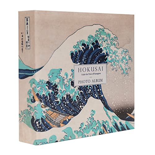 Grupo Erik 6x4 Photo Album - Hokusai Gifts, 10x15 cm, 200 Pockets - Photo Albums 6x4, Memory Book - Family Gifts under 15 Pounds, Japanese Art Gifts for Women & for Men