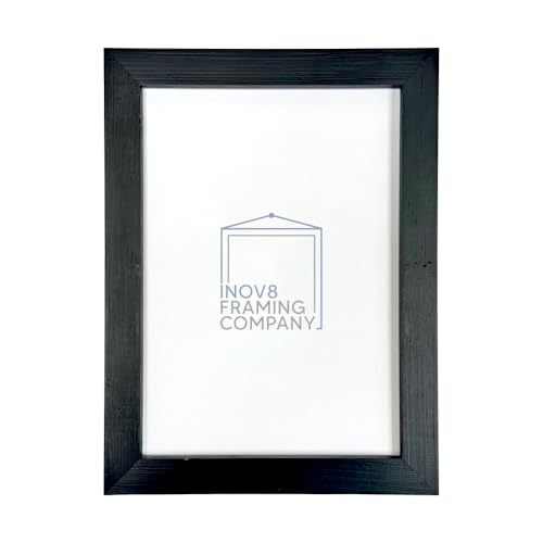 Inov8 Photo Frame Bamboo Black 8x6 (6x4 App)