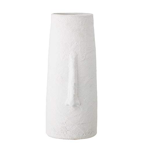 Bloomingville Decorative Vase, White, Terracotta