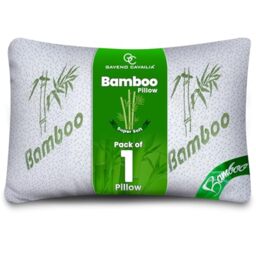 GC GAVENO CAVAILIA Bamboo Pillow Memory Foam Orthopaedic Neck Support (Pack of 1)