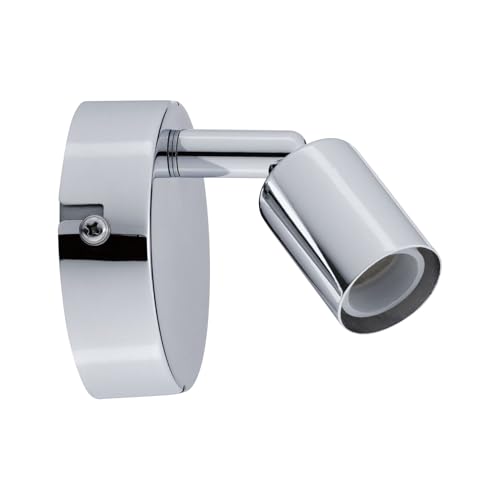 Paulmann 66749 wall Spotlight Carolina IP44 GU10 230V max. 10W dimmable Chrome Single Flame Spotlight