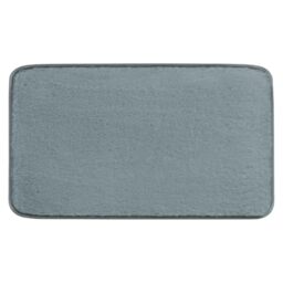 Gedy Fuzzy Bath Mat, Non-Slip, Polyester, 60 x 40, Light Blue, Machine Washable 30º, Extra Soft