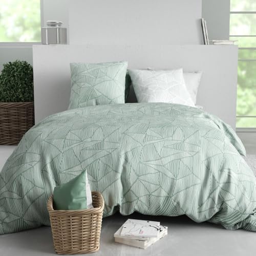 Adelly Duvet Cover 200 x 200 cm + 2 Pillowcases Cotton 57 Thread Count