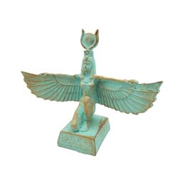 Egyptian Goddess Isis Statue Patina - Ancient Egypt Figurine- Made in Egypt