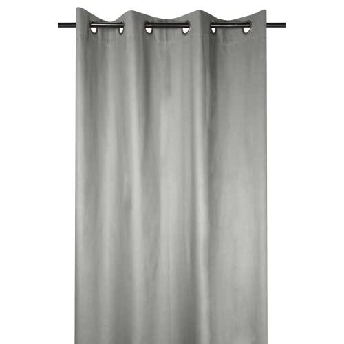 Lovely Casa - Eyelet curtain - Size 140 x 260 cm - 100% cotton - Sage colour - Oxford model - Cotton satin Very elegant and soft to the touch - 8 eyelets - Easy installation