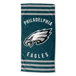 "Northwest NFL Philadelphia Eagles Unisex-Adult Beach Towel, Cotton-Polyester Blend, 30"" x 60"", Stripes"