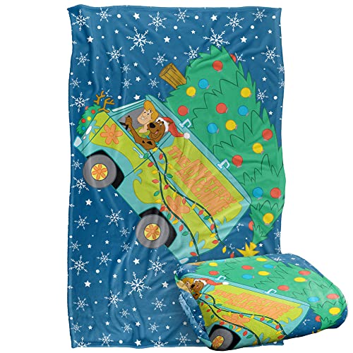 LOGOVISION Scooby Doo! Oh Christmas Tree Van Silky Touch Super Soft Throw Blanket 91 x 147 Cm