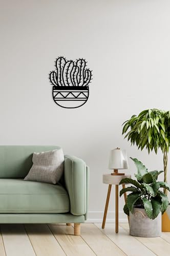 Stylish Black Decorative Metal Wall Accessory, 20 x 25 cm, 100% Metal, 2 mm Thickness, Perfect for Modern Home Decor & Unique Wall Art