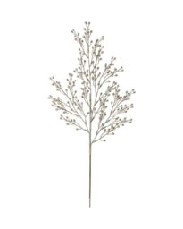 Gold Glitter Berry Tip Christmas Tree Spray, 63cm Decorative Pick