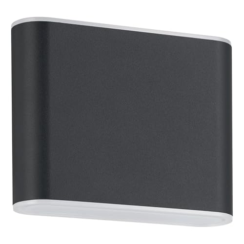 Eglo LED Outdoor wall spot Light Grutti, Outside lamp uplight Downlight