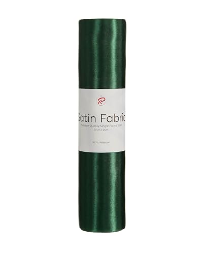 Sage Green Satin Christmas Ribbon ??? 20 m x 29 mm for Garlands, Wreaths & Tree Decoration