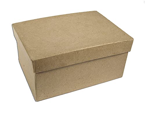 INNSPIRO Rectangular paper mache box 10x8x5 cm.