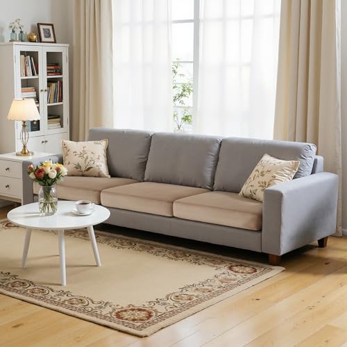 Hokway Velvet Couch Cushion Covers Water Resistant Seat Covers Stretch Sofa Cushion Protector