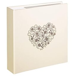 "Hama ""Anzio Memo Album for 200 Photos, Flower Heart Pattern"