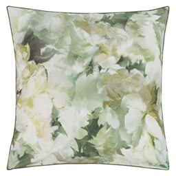 ESSIX Designers Guild Celadon Day Flowers Cotton Percale Pillowcase, 65 x 65 cm