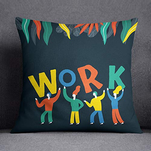 Questo Casa Decorative Cushion Cover, Cushion Cover, Home Decoration, for Sofa, Coffee, Size: 45 x 45 cm – Designed and Made in Türkiye