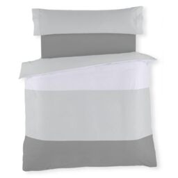 Alexandra House Living Pearl Grey Duvet Cover 240 x 220 cm