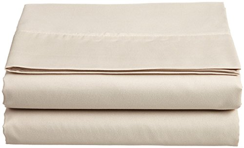 Luxury Fitted Sheet on Amazon Elegant Comfort Wrinkle-Free 1500 Thread Count Egyptian Quality 1-Piece Fitted Sheet, Twin/Twin XL Size, Cream