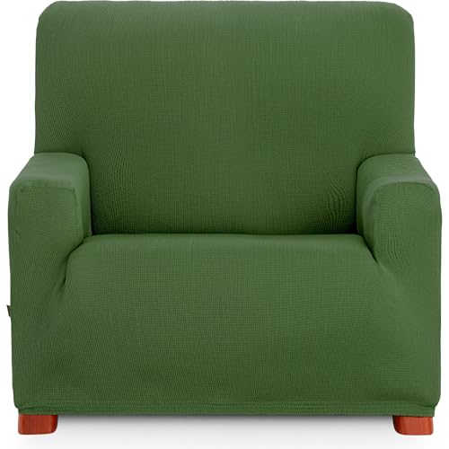 ECOMMERC3 Universal and Versatile 1 Seater Sofa Cover ??? Green Sofa Cover Protector Easy to Install for Back, Seat and Arms