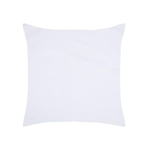 STOF - Pillowcase Bag - Size 63 x 63 cm - Quality Cotton Percale - 100% Oeko-Tex Certified Cotton - Colour White - Elysee Model - Bed Linen for Home