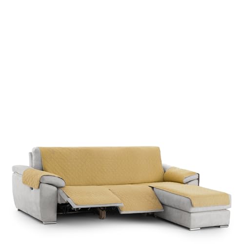 Eysa Bianco Sofa Cover Non-Slip Chaise Longue Relax Mini Right C/05, Front View