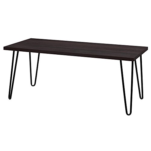 DHP Furniture Owen Coffee Table, Espresso, 50x106x46cm (DxWxH)