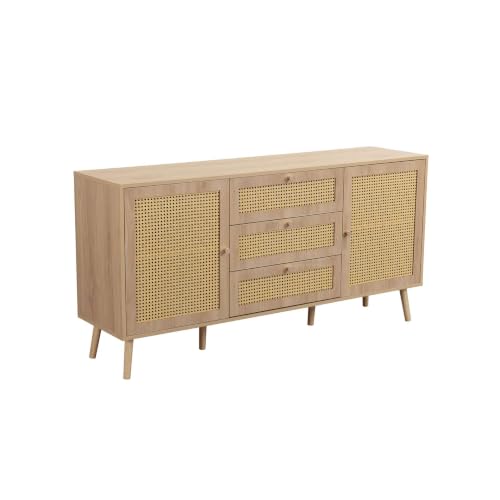Birlea Croxley 2 Door 3 Drawer Sideboard (Oak)
