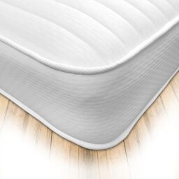 Starlight Beds Lumina Single Mattress. 7 Inch Deep Sprung Foam Free Mattress. White, Soft Feel. 3ft x 6ft3 (90x190x18cm)