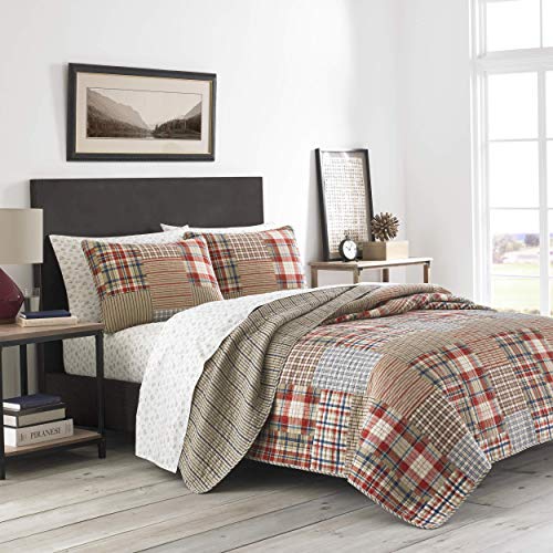 Eddie Bauer Hawthorne Bedding, Full/Queen, Brown