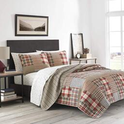 Eddie Bauer Hawthorne Bedding, Full/Queen, Brown