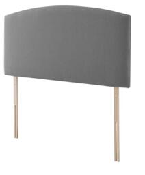Silentnight Selene Upholstered Headboard, Slate Grey Fabric, Single