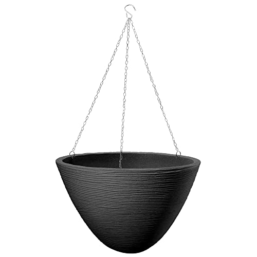 Dehner Hanging Basket, Darkgray, one Size