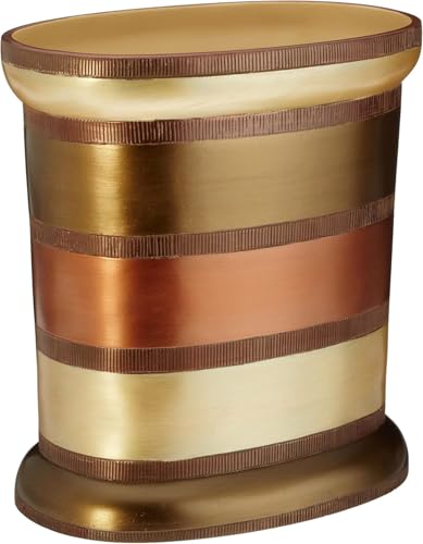 Trash Can for Bathroom, Office, Bedroom - Cute Mini Garbage Bin for Dorms, Desk, and Restroom - Medium Recycling Baskets for Waste and Trash - Compact Wastebasket for Toilets and Rooms, Contempo