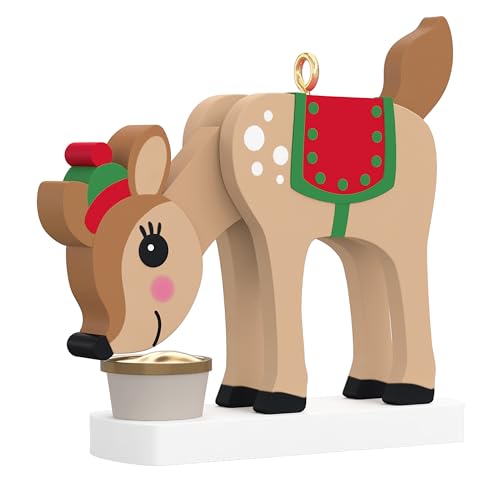 "Hallmark Keepsake 1.33"" Mini Christmas Ornament 2024, Season's Snackings, Food Gifts"