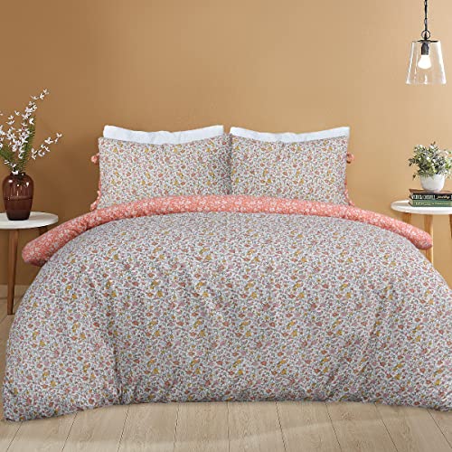 Sleepdown Botanical Leaves Floral Green Reversible Duvet Cover Quilt Pillow Cases Bedding Set Soft Easy Care King 230cm X 220cm~p73954916 - View #8