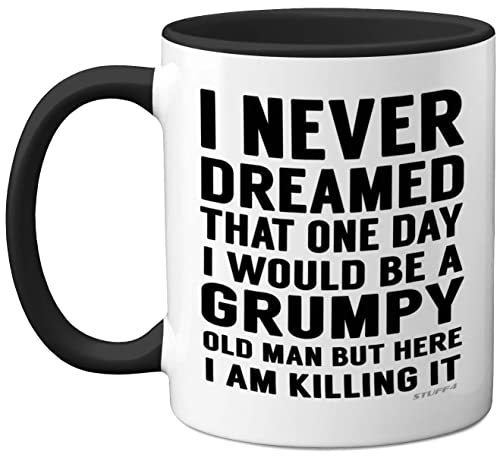 Stuff4 Grumpy Old Man Mug, Grandad Gifts - Dad, Father???s Day or Christmas Novelty Mug, Funny Gifts, Perfect Birthday Present, Funny for Men