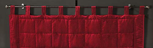 LINDER Headboard with Paws (1 27% Cotton 18pourcentlin 55% Polyester (3) 100% Polyester, Red, 160 x 70 cm