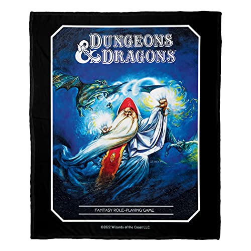 "Northwest Dungeons & Dragons Silk Touch Throw Blanket, 50"" x 60"", Wizards and Dragons"