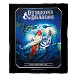 "Northwest Dungeons & Dragons Silk Touch Throw Blanket, 50"" x 60"", Wizards and Dragons"