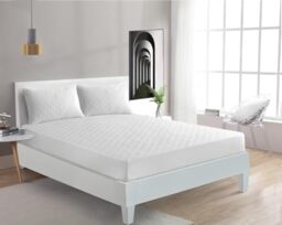 Egyptian Cotton Quilted Mattress Protector 200 Thread Count Extra Deep - Single