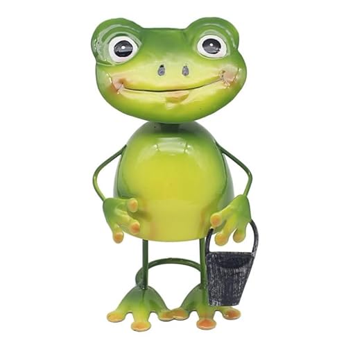 Lesser & Pavey Standing Frog Garden Ornaments - Lovely Gardening Gifts For Women & Men - Designed By Bright Eyes - Garden Decorations For Any Gardens