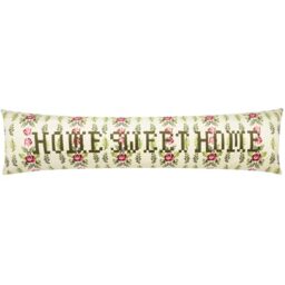 furn. Feeoni Home Sweet Home Velvet Draught Excluder Case, Willow Green