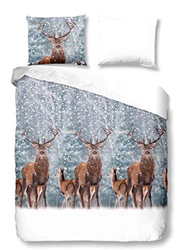 Good Morning Duvet Cover, Cotton, Multi-Coloured, 140 X 200 cm
