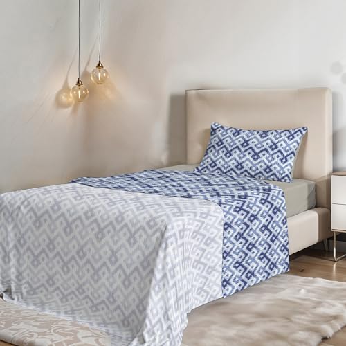 Fantasy bed sheet set in printed microfiber